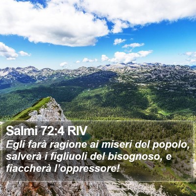Salmi 72:4 RIV Bible Verse Image