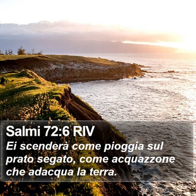 Salmi 72:6 RIV Bible Verse Image