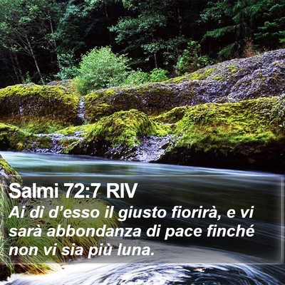 Salmi 72:7 RIV Bible Verse Image