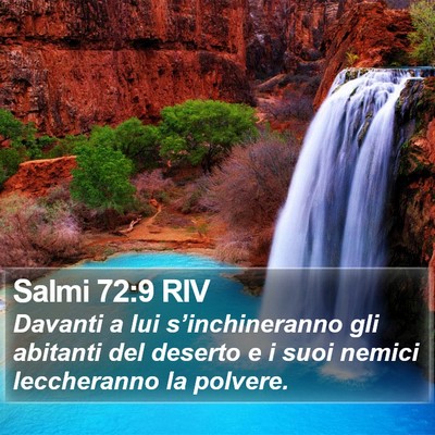 Salmi 72:9 RIV Bible Verse Image