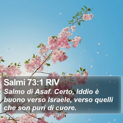 Salmi 73:1 RIV Bible Verse Image