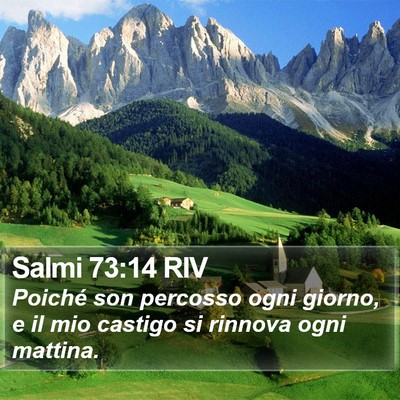 Salmi 73:14 RIV Bible Verse Image