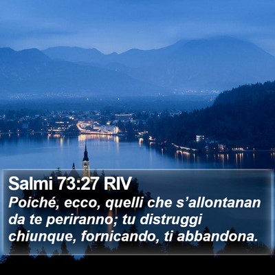 Salmi 73:27 RIV Bible Verse Image
