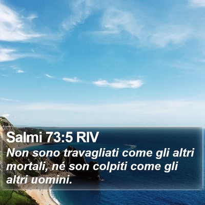 Salmi 73:5 RIV Bible Verse Image