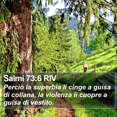 Salmi 73:6 RIV Bible Verse Image