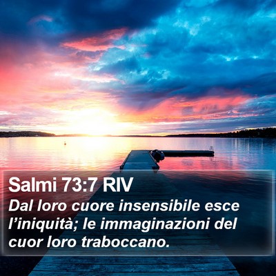 Salmi 73:7 RIV Bible Verse Image