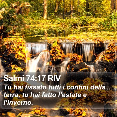 Salmi 74:17 RIV Bible Verse Image