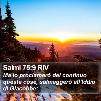 Salmi 75:9 RIV Bible Verse Image
