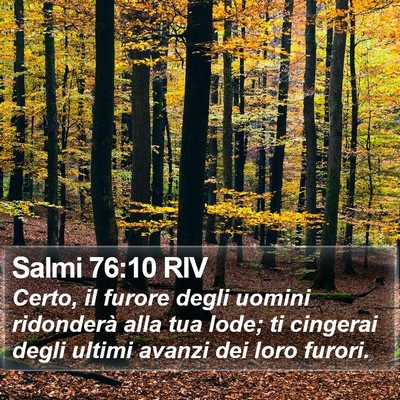 Salmi 76:10 RIV Bible Verse Image