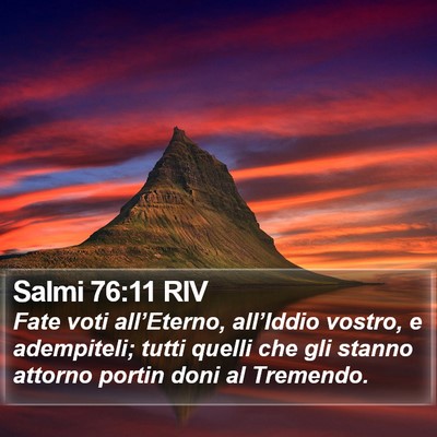 Salmi 76:11 RIV Bible Verse Image
