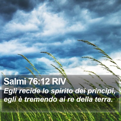 Salmi 76:12 RIV Bible Verse Image