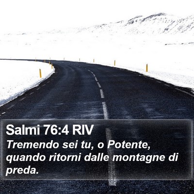 Salmi 76:4 RIV Bible Verse Image