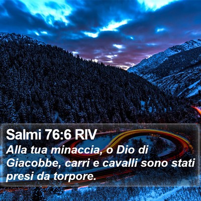 Salmi 76:6 RIV Bible Verse Image