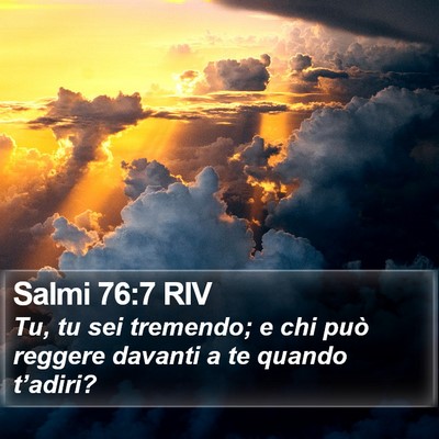 Salmi 76:7 RIV Bible Verse Image