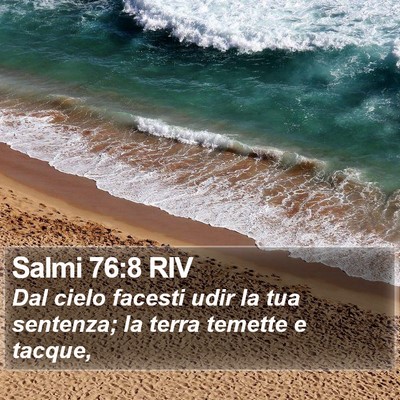 Salmi 76:8 RIV Bible Verse Image