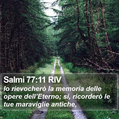 Salmi 77:11 RIV Bible Verse Image