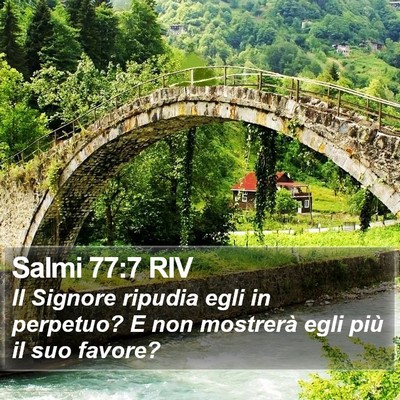Salmi 77:7 RIV Bible Verse Image