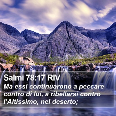 Salmi 78:17 RIV Bible Verse Image