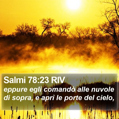 Salmi 78:23 RIV Bible Verse Image