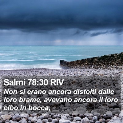Salmi 78:30 RIV Bible Verse Image