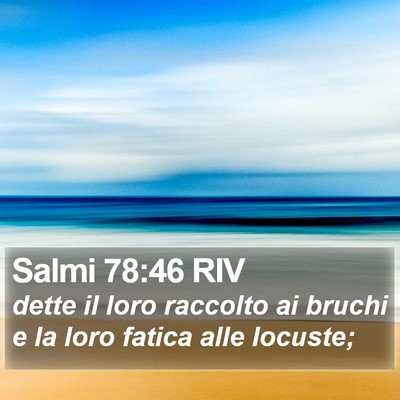 Salmi 78:46 RIV Bible Verse Image
