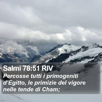 Salmi 78:51 RIV Bible Verse Image