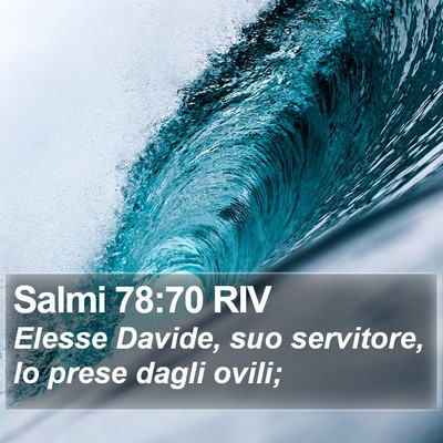 Salmi 78:70 RIV Bible Verse Image