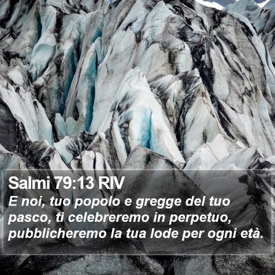 Salmi 79:13 RIV Bible Verse Image