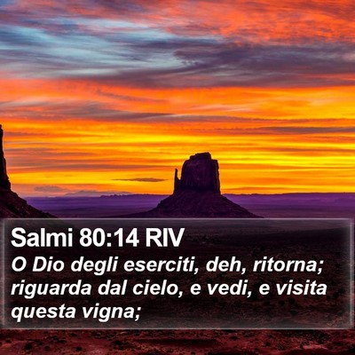 Salmi 80:14 RIV Bible Verse Image