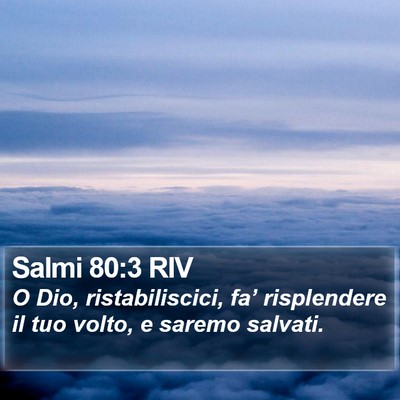 Salmi 80:3 RIV Bible Verse Image