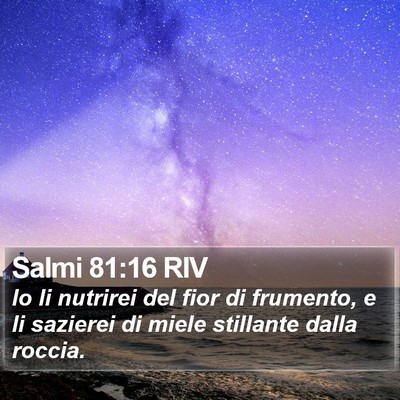 Salmi 81:16 RIV Bible Verse Image