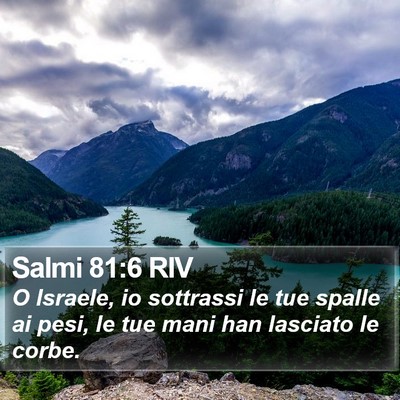 Salmi 81:6 RIV Bible Verse Image