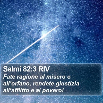 Salmi 82:3 RIV Bible Verse Image