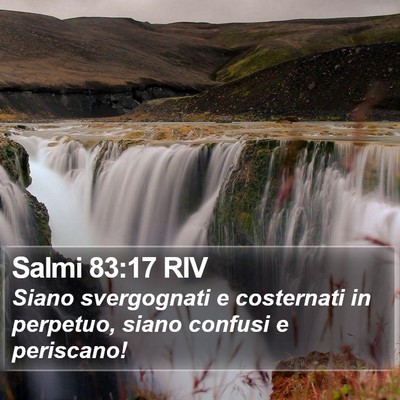 Salmi 83:17 RIV Bible Verse Image