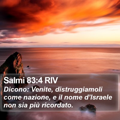 Salmi 83:4 RIV Bible Verse Image