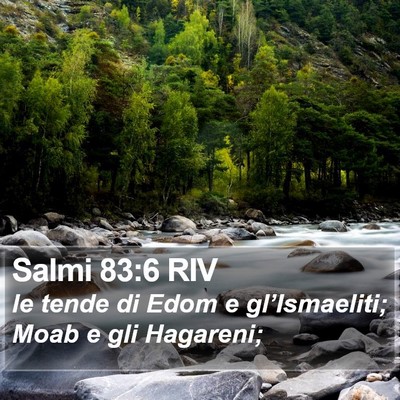 Salmi 83:6 RIV Bible Verse Image