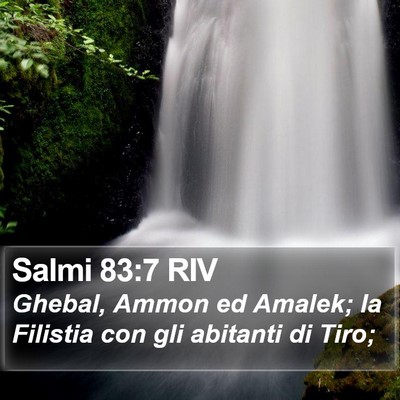 Salmi 83:7 RIV Bible Verse Image