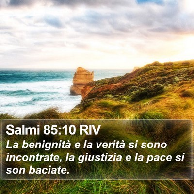 Salmi 85:10 RIV Bible Verse Image