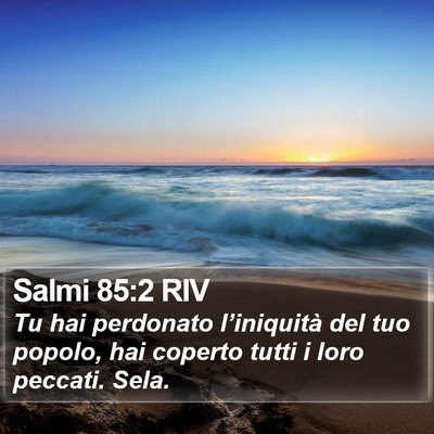 Salmi 85:2 RIV Bible Verse Image