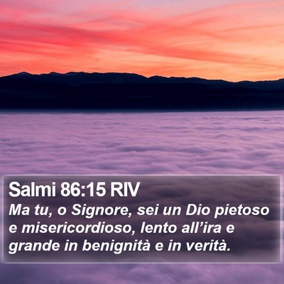 Salmi 86:15 RIV Bible Verse Image