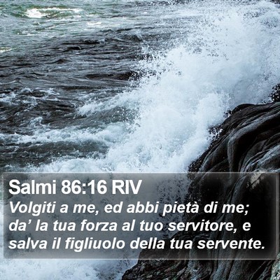 Salmi 86:16 RIV Bible Verse Image