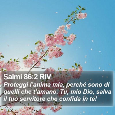 Salmi 86:2 RIV Bible Verse Image