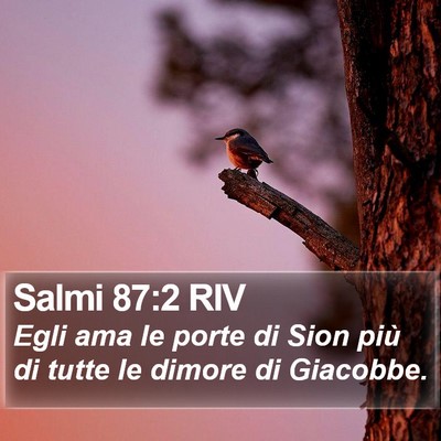 Salmi 87:2 RIV Bible Verse Image