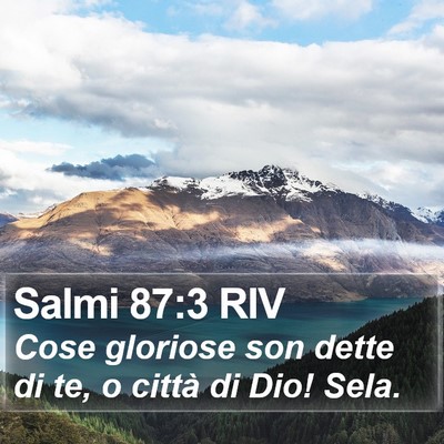 Salmi 87:3 RIV Bible Verse Image