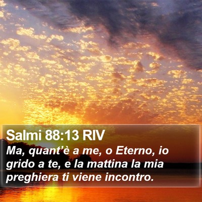 Salmi 88:13 RIV Bible Verse Image