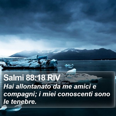 Salmi 88:18 RIV Bible Verse Image