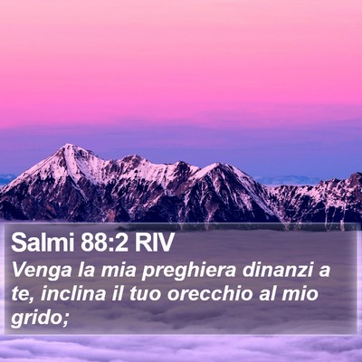 Salmi 88:2 RIV Bible Verse Image