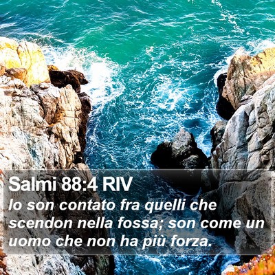 Salmi 88:4 RIV Bible Verse Image