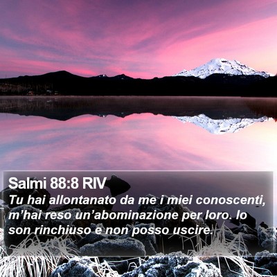 Salmi 88:8 RIV Bible Verse Image