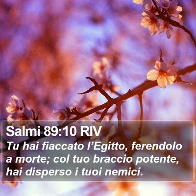 Salmi 89:10 RIV Bible Verse Image